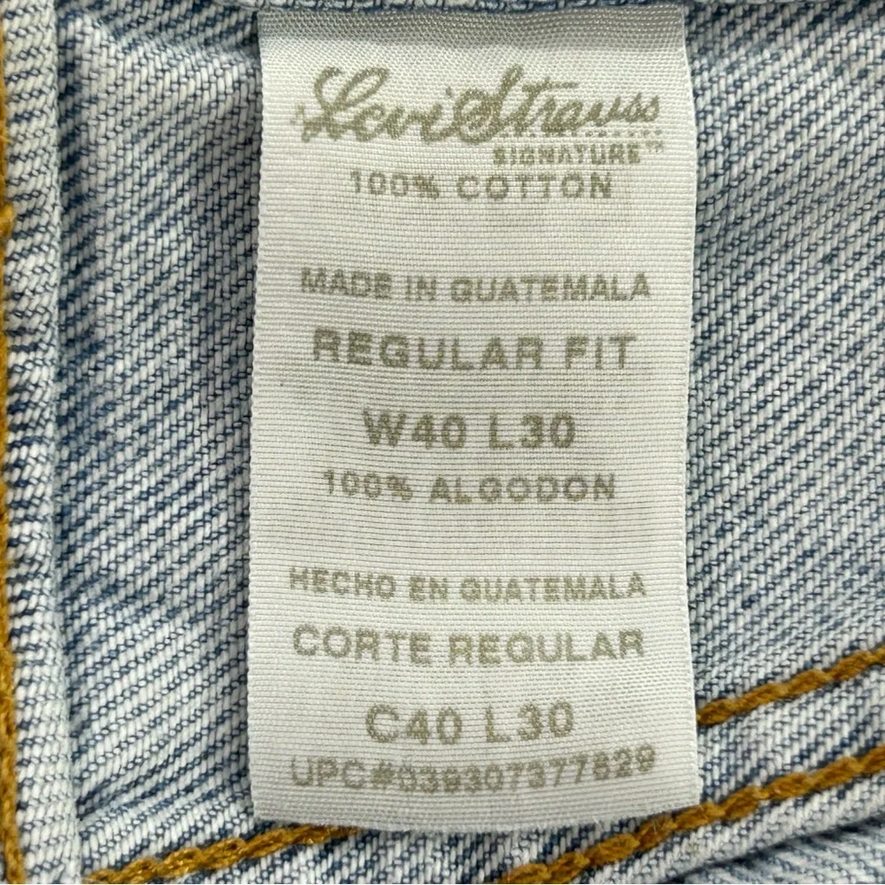 Levi's Signature Regular Fit Jeans Size 40 X 30